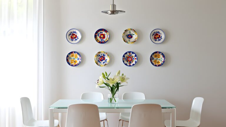 comment-decorer-salle-a-manger-avec-assiettes-murales