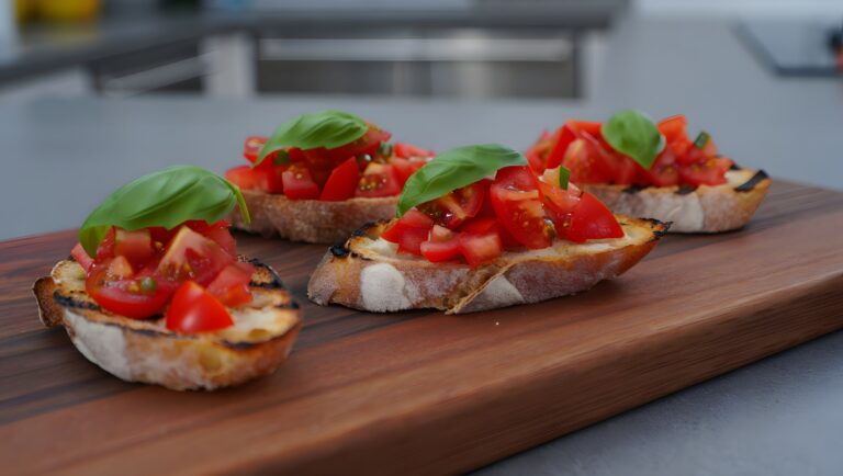 bruschetta-tomate-basilic-ail