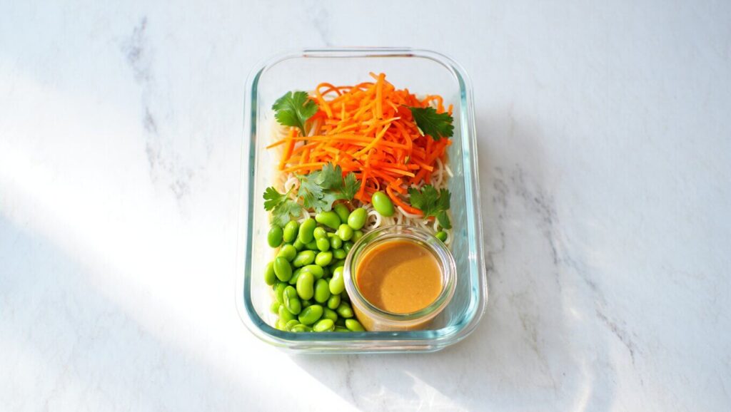 Bowl-thai-vermicelles-de-riz-edamames-et-sauce-cacahuete