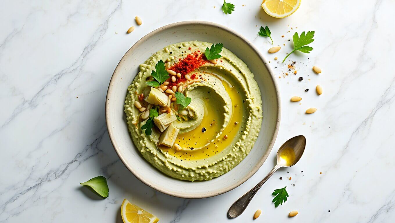 Houmous-Artichaut
