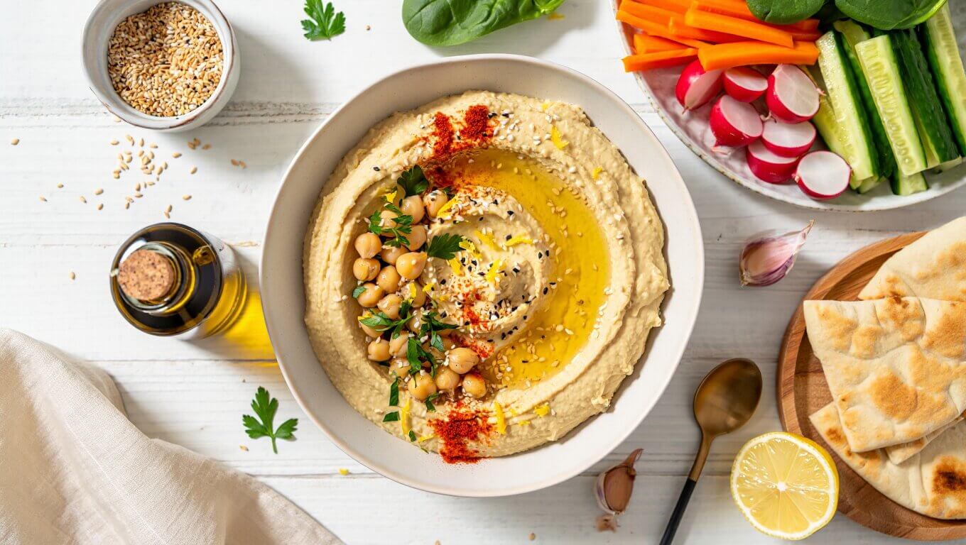 Houmous-Huile-Sesame