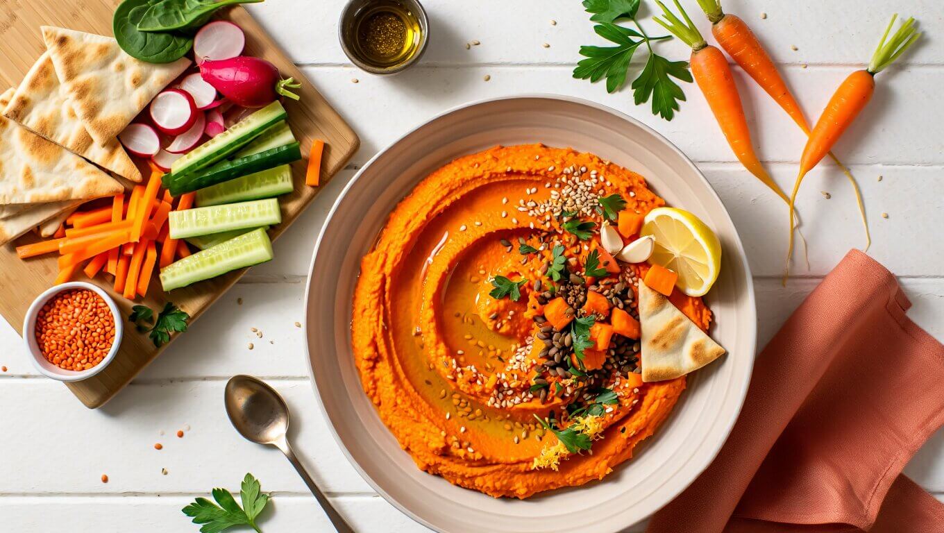 Houmous-Lentilles-Carottes