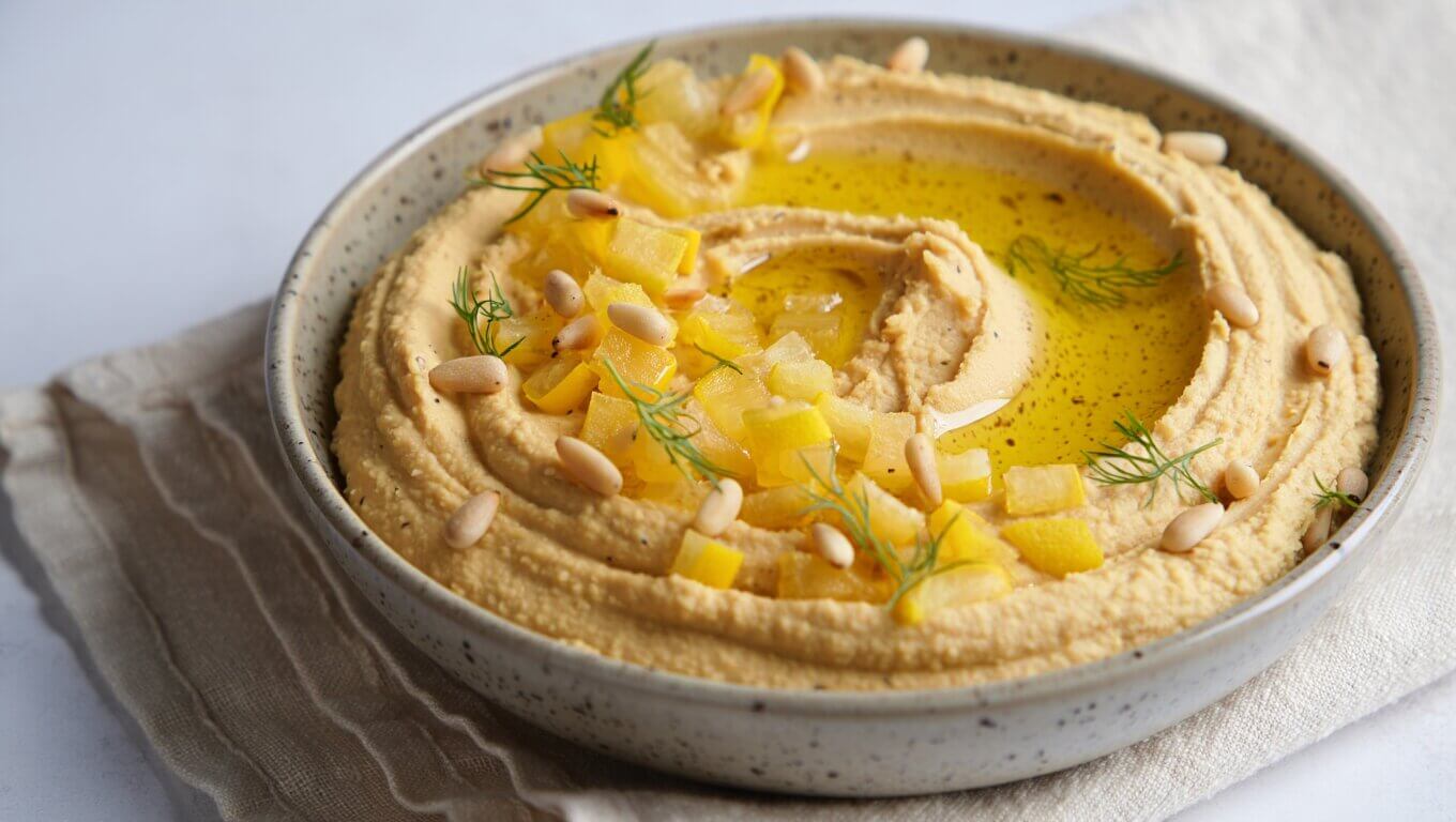 Houmous-citron-confit