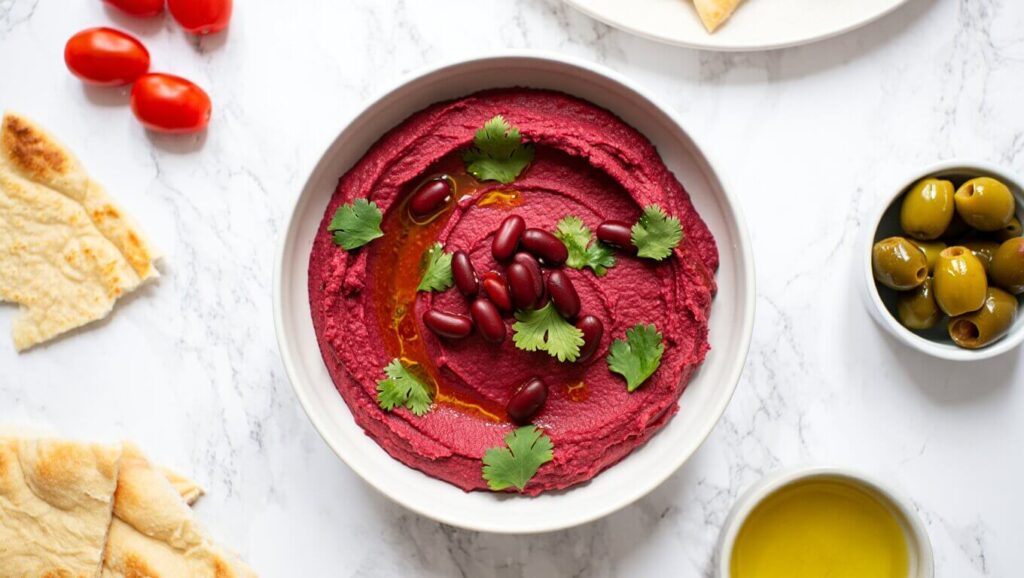 Houmous-haricot-rouge