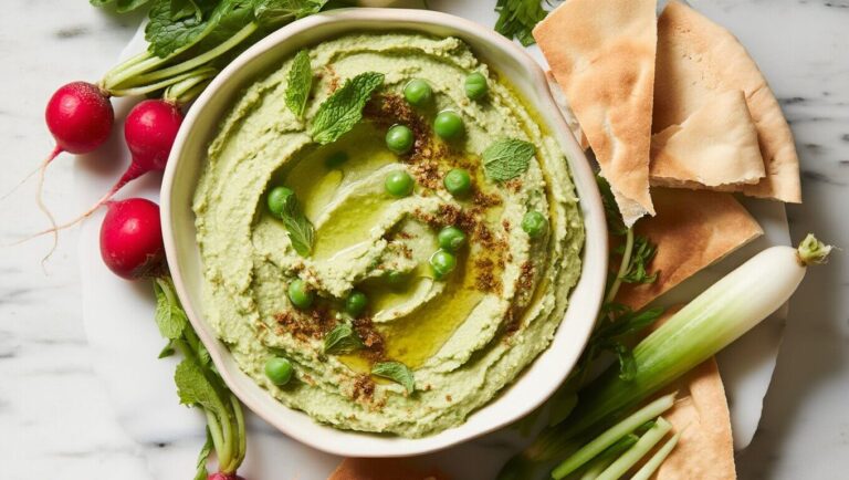 Houmous-petits-pois-menthe