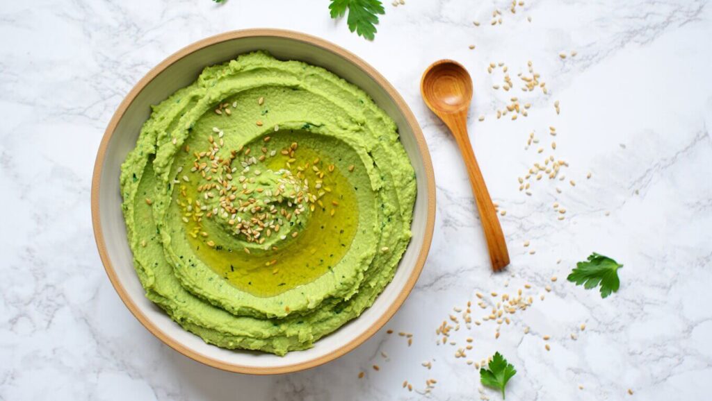 houmous-courgette