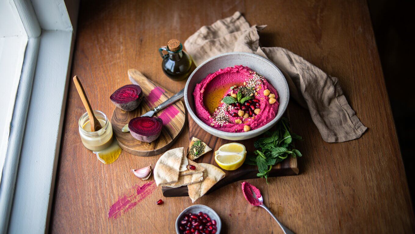 Houmous-Betterave-Libanais