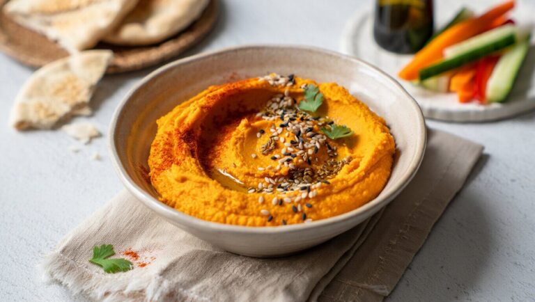Houmous-Carotte-Cumin