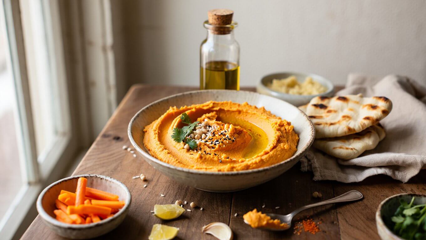 Houmous-Carotte-Gingembre