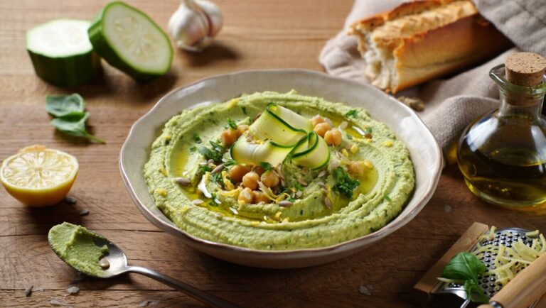 Houmous-Courgettes-Crues