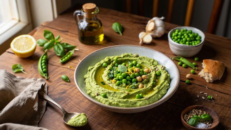 Houmous-Petits-Pois-Basilic